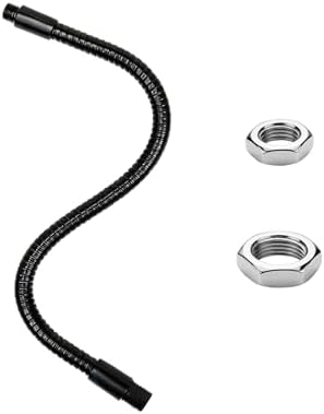19.6" Gooseneck Tubing Flexible 5/16" Male thread Alloy Steel Metal Arm Universal Bendable Extension Hose for DIY Lamps Microphone Stands Inspection Cameras