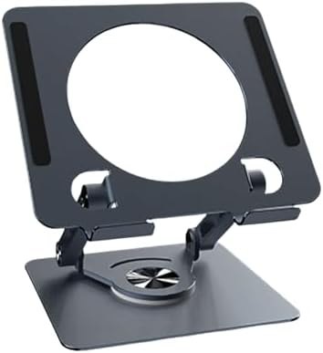 Adjustable Tablet Holder, Carbon Alloy with 360 Rotating Base, Laptop Portable Stand for Offices Home Drawing Ergonomic Supplies