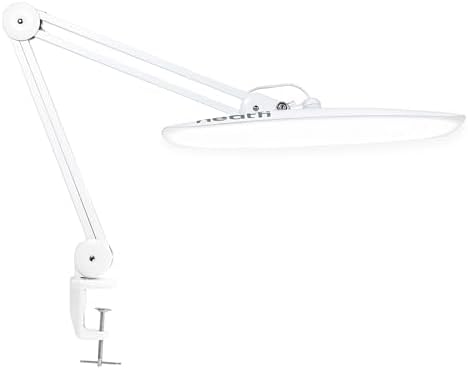 Neatfi LED Desk Lamp, 2200 Lumens, 24W, 20-Inch Wide Head (White)