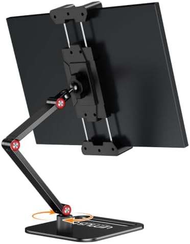 Urmust Dual Arm 18.5" Portable Monitor Stand with 360° Rotating D-M