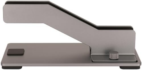 Adjustable Vertical Laptop Stand, Premium CNC Aluminum Laptop Holder with Tool-Free Dual Knobs, Universal Dock for MacBook, Surface, Dell, HP, Lenovo & All Laptops, Space Saving Desk Organizer