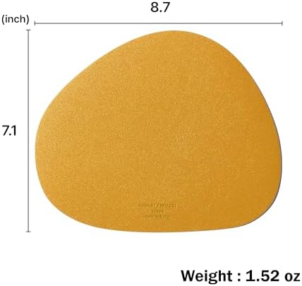 GREEDY FARMERS Mouse pad, Non-Slip Washable Waterproof Computer Mouse pad (Honey Yellow)