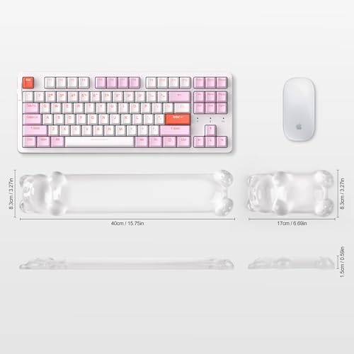 Gel Keyboard and Mouse Wrist Rest Set, Wrist pad for Computer Keyboard