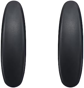 Wealrit 2 PCS Office Chair Arm Pads, Armrest Pad Universal 4" Mounting Hole