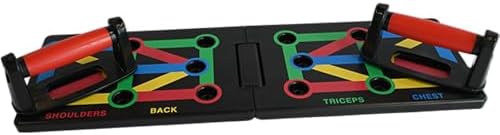 Ram® Foldable 24 IN 1 Multi Function Fat Burn Strength Training Push Up Board Upper Body Chest Back Triceps Home Gym Workout
