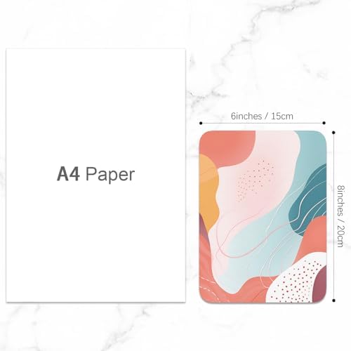Small Mouse Pad, Mini Mouse Pad 6 x 8 Inch, Thick Rubber Waterproof Mouse Mat, Cute Mousepad for Women Men Wireless Mouse Laptops Home Office, Abstract Styles