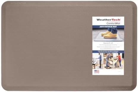 WeatherTech ComfortMat | 24" x 36" Anti-Fatigue Mat, 3/4" Thick, Slip Resistant, Easy to Clean, Woven Pattern (Tan)