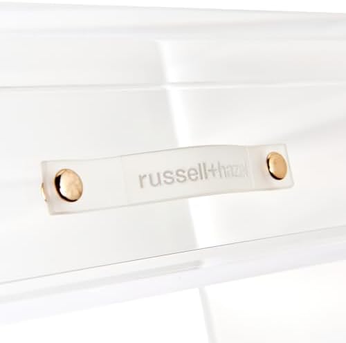 russell+hazel Acrylic Monitor Stand with Storage Drawer, Clear