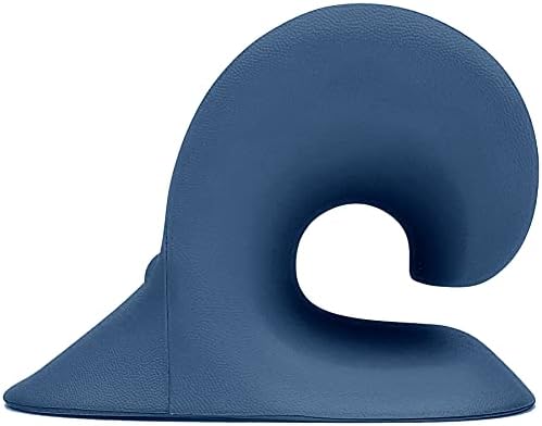 RESTCLOUD Neck and Shoulder Relaxer, Cervical Traction Device for TMJ Pain Relief and Cervical Spine Alignment, Chiropractic Pillow, Neck Stretcher (Dark Blue)