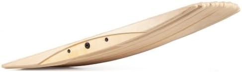 Wooden Wobble Balance Board for Standing Desk - Anti-Fatigue Mat, Relieves Pain, Strengthens Muscles, Improves Posture, Skateboard & Surf Simulator, Ankle Trainer.