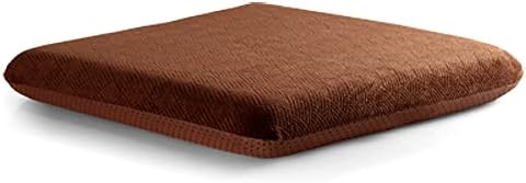 Sigmat Recliner Cushion for Elderly Memory Foam 22x22x3 in Coffee