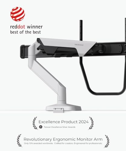 Modernsolid Dual Monitor Arm Desk Mount for Two 17-32 Inch Screens