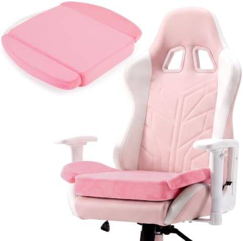 BALAPET Ultra Soft Gaming Chair Cushion for Long Sitting Gamers,Tailbone Pain Reduce Cushion for Office Chair (Pink)