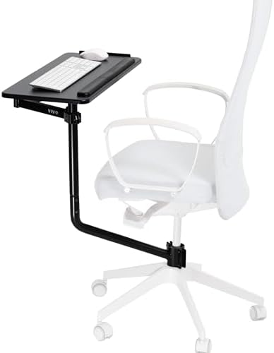VIVO Black Office Chair Mounted 26 x 12 in Keyboard Tray, MOUNT-KB08C