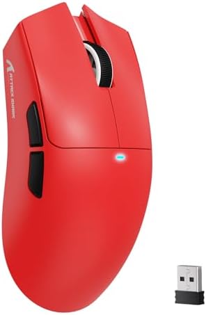 ATTACK SHARK X11 SE Tri Mode Lightweight Wireless Gaming Mouse - Red