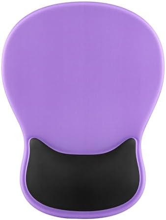 Ergonomic Mouse Pad with Wrist Rest - Gel Wrist Support Mousepad with Non-Slip PU Base for Computer, Laptop, Office & Home