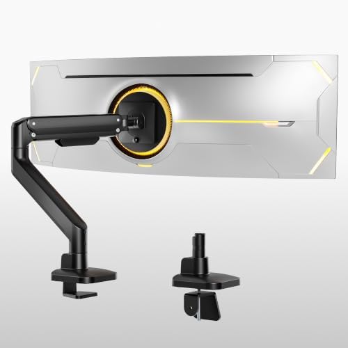 monTEK Deluxe Monitor Arm for 17-49" Screens Holds 44Lbs