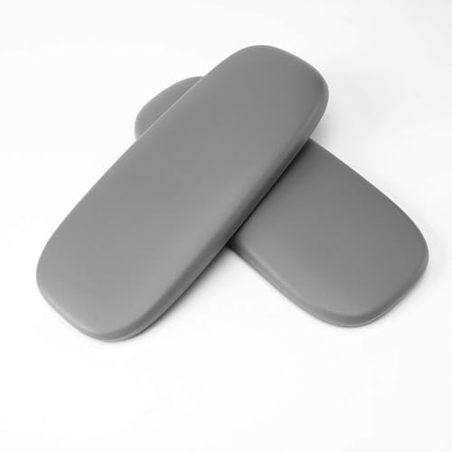 MingYi.office Arm Pads Caps Replacement for Humanscale Smart Office Chair in Black/Grey Color 1 Set (2pcs) (Grey)
