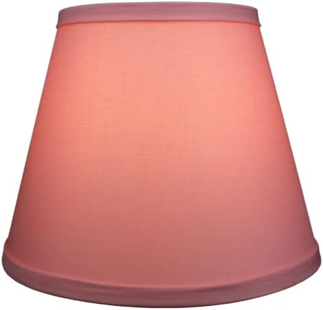 FenchelShades.com Lampshade 6" Top Diameter x 10" Bottom Diameter x 8" Slant Height 6x10x8" with Spider Attachment Diameter 0.4 Inch for Lamps with a Harp (Linen Primrose)