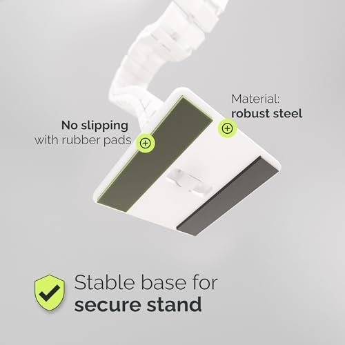 VALU Under Desk Cable Organizer, 49in - White, with Magnet