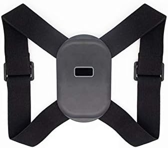 DSMYYXGS Intelligent Posture Corrector Electronic Reminder Back Support Adjustable Smart Brace Support Belt Shoulder Training Belt (Color : Rectangle Black)