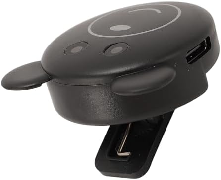 Posture Reminder Clip On Smart Posture Reminder for Kids Reading Distance Monitoring Intelligent Posture Alarm Trainer (Black)
