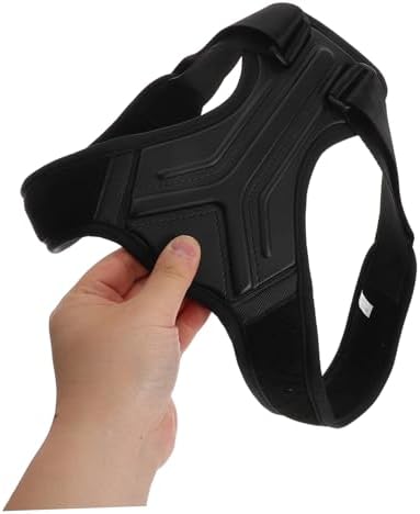 Ipetboom Adjustable Back Brace Black Posture Corrector for Men and Women