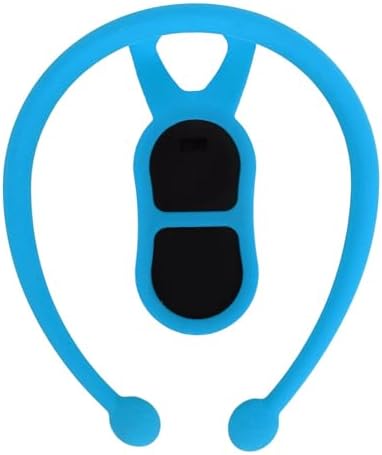 AYNEFY Intelligent Posture Trainer, Lightweight Skin Friendly Silicone with Automatic Memory Function and Real Time Vibration Alert, for Work Study Walking Reading (Blue-Vibration Model)