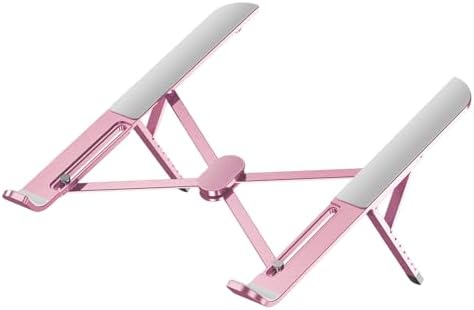 Space Saving Foldable Computer Stand with Enhances Ventilation for 17.3Inch Laptops and Tablets Foldable Laptop Stand