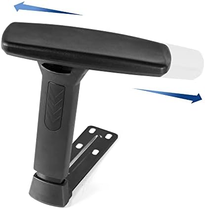 Frassie Height Adjustable Chair Armrest Pair Replacement 3D