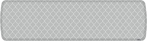 GelPro Elite Premier Anti-Fatigue Kitchen Comfort Floor Mat, 20x72, Trellis Grey Haze Stain Resistant Surface with Therapeutic Gel and Energy-Return Foam for Health & Wellness