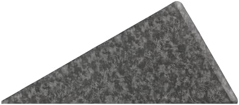 J&V TEXTILES Medallion Embossed Kitchen Mat Cushioned Anti Fatigue Floor Mat, Thick Non Slip Waterproof Kitchen Rugs and Mats,Heavy Duty Foam Standing Mat for Kitchen (Charcoal Gray, 20" X 39")