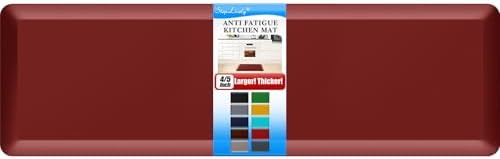 4/5 Inch Thick Kitchen Mat - Cushioned Anti Fatigue Mat for Kitchen Floor