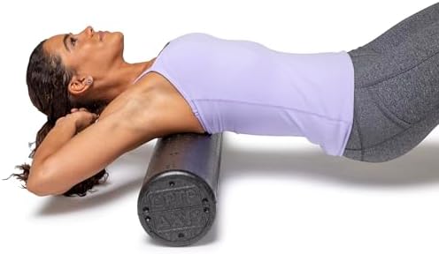 OPTP AXIS Firm Density Foam Roller – Round, Black, 36" x 6"