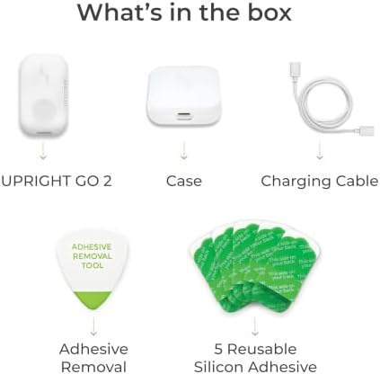 Upright GO 2 Premium | Posture Trainer & Tracker for Women & Men with Smart App