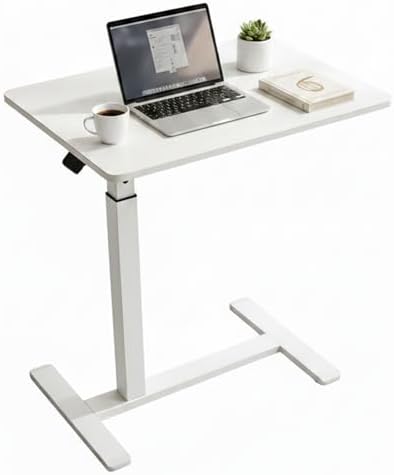 COSYSUPER Small Standing Desk, Adjustable Height Bedside Table