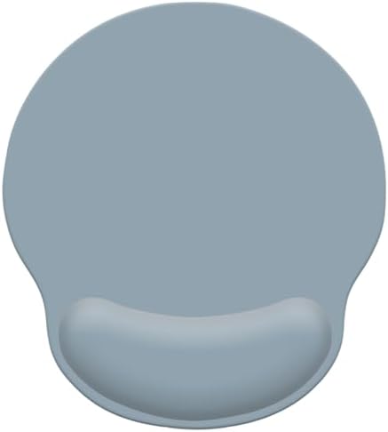 Mouse Pad with Wrist Rest, Ergonomic Gaming Mouse Pad, Comfortable Mouse Pads for Computer, Laptop, Office & Home, Easy Typing & Pain Relief, 9.8 X 8.8 Inch (Gray-2)