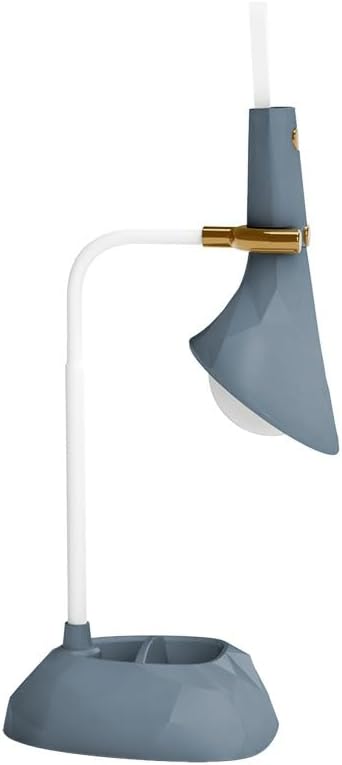 Portable Desk Lamp with Detachable Flashlight, 3 Color Temperature Modes, 1200mAh Battery, Stepless Dimming Brightness Memory - Ideal for Home Office Use (Blue)