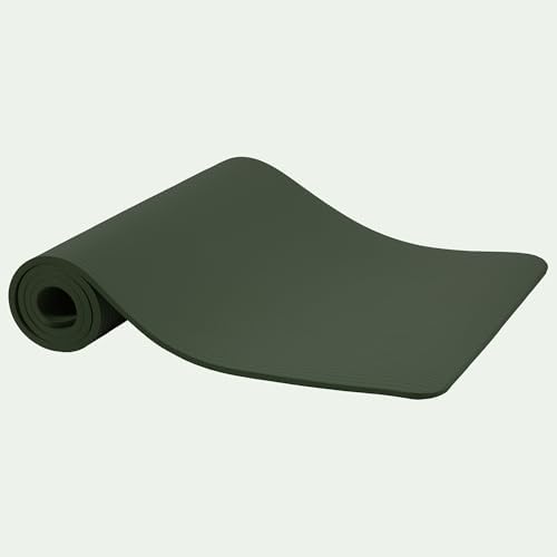Fitvids 1/2-inch Thick High Density Exercise Yoga Mat with Carrying Strap