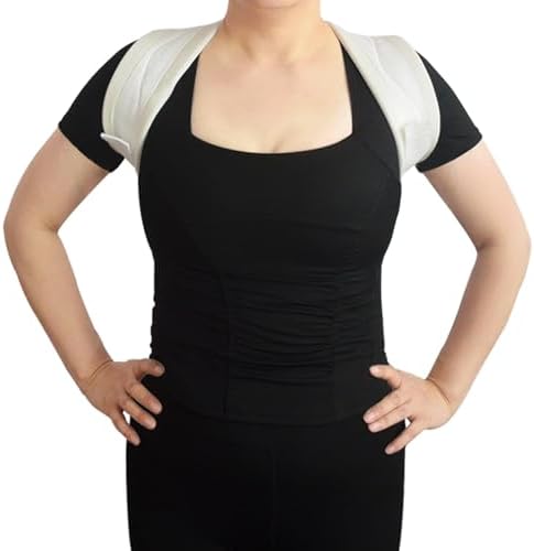 Posture Corrector Adjustable Compression Shoulder Support Strap for Upper Back, Kyphosis, Scoliosis, Hunchback – Clavicle & Fracture, Posture Straightening Belt for Men & Women (X-Large)