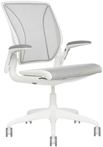 MingYi.office Arm Pads Caps Replacement for Humanscale Diffrient World Office Chair with Height Adjustable Arms, Black/Grey 1Pair (Grey)