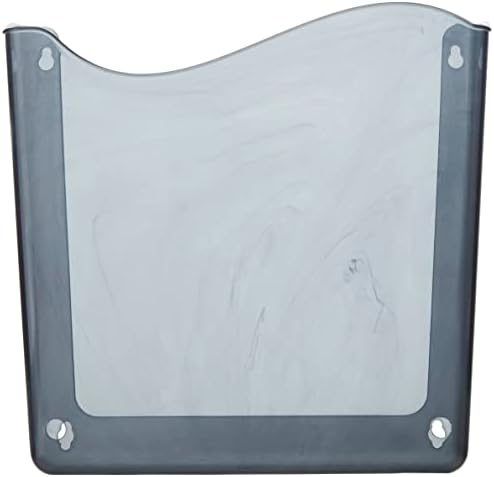 Officemate Unbreakable Wall File, Letter/A4, Vertical, Smoke(21671) (Pack of 12)