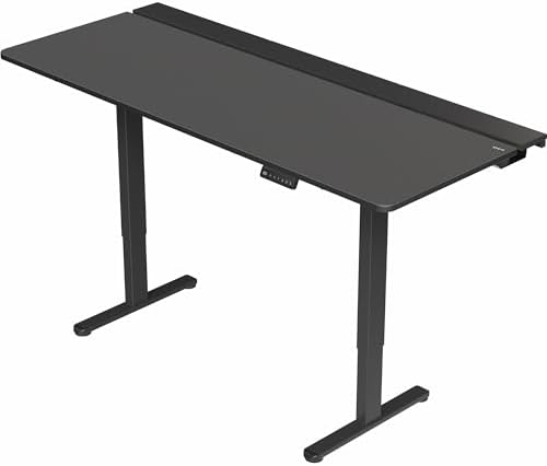 VIVO Black 71 x 30 in Standing Desk, DESK-KIT-E2B-P3B-71