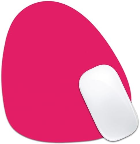 Water Drop Mouse Pad 7.3x8in Non-Slip for Laptop, Black