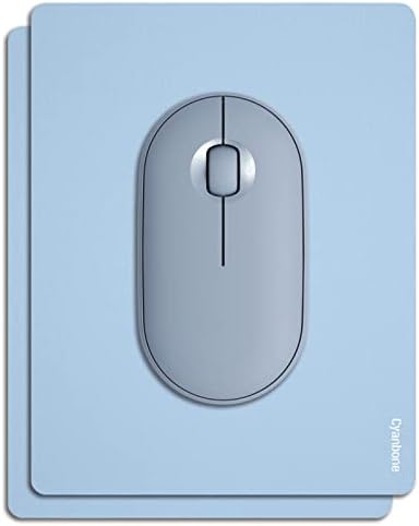 2 Pack Blue Mini Mouse Pad Small Size, Portable Mousepad for Home Office