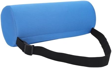 Lumbar Support Roller Cushion Strong Support for Office Chair and Car Seat Memory Foam Washable 30 x 12 cm