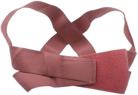 Invisible Posture Corrector with Adjustable Shoulder Straps, Breathable Nylon Spandex, Ergonomic Back Support for Men and Women(pink)