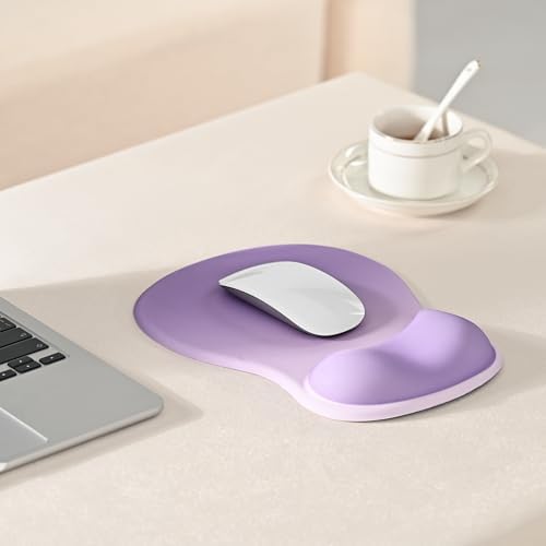 EooCoo Mouse Pad with Gel Wrist Rest, Ergonomic Mousepad Wrist Alignment