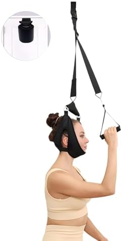 Neck Stretcher Cervical Neck Traction Device Adjustable Cervical Relief Sling for Pain Relief Herniated Disc Pinched Nerve Posture Correction