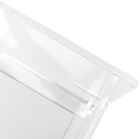 russell+hazel Acrylic Monitor Stand with Storage Drawer, Clear